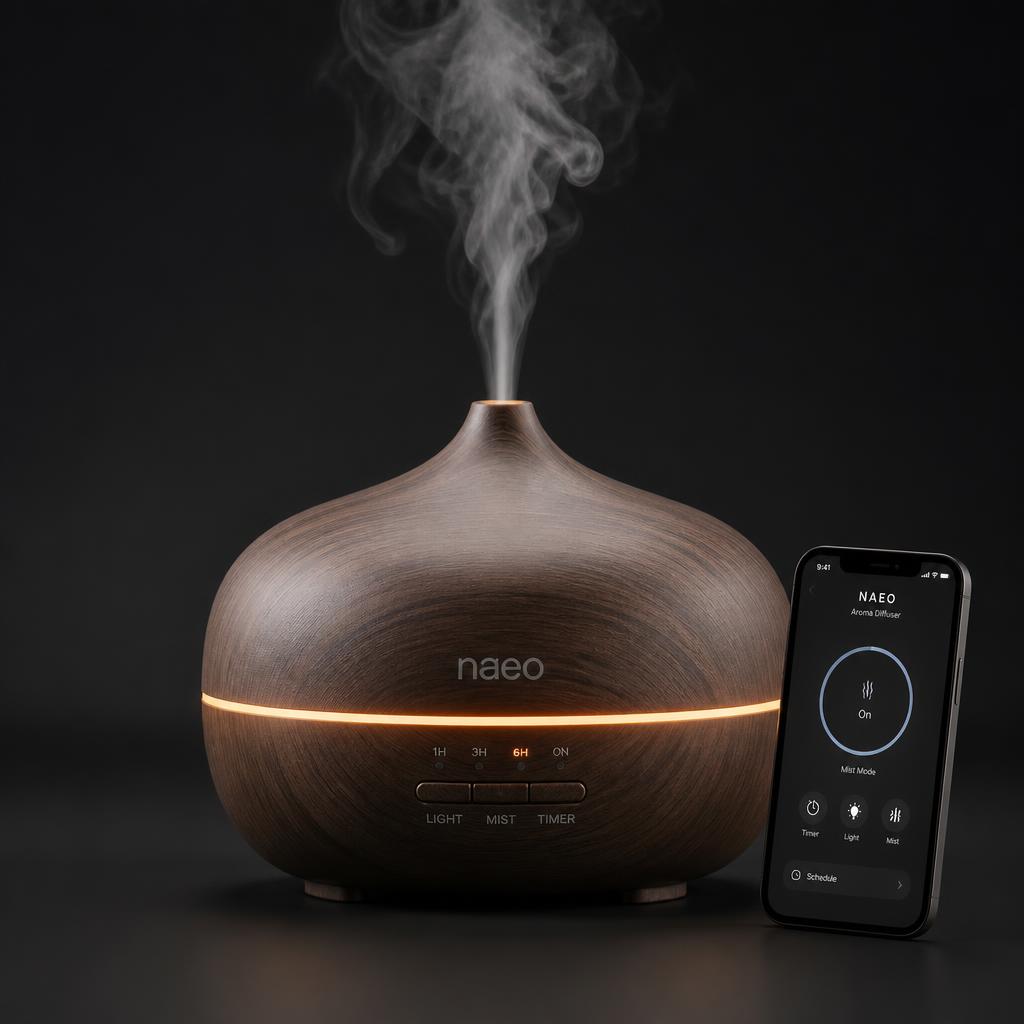 Smart aromatherapy diffuser with app