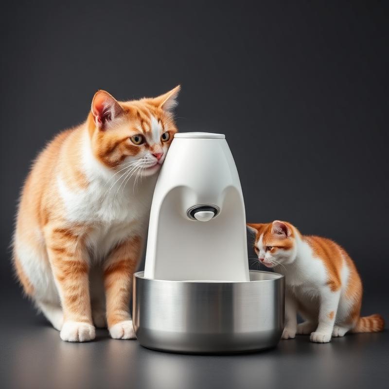 Smart stainless steel cat water fountain