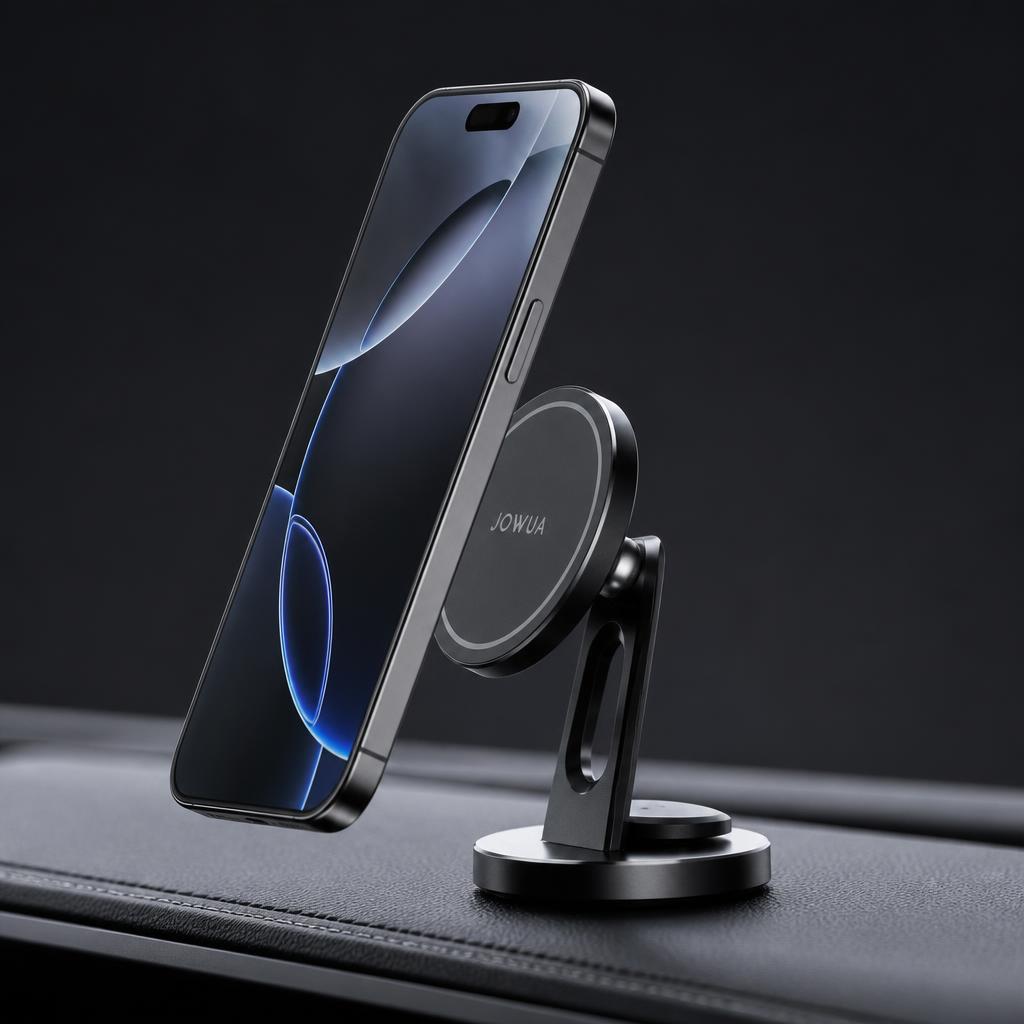 Magnetic phone mount for car
