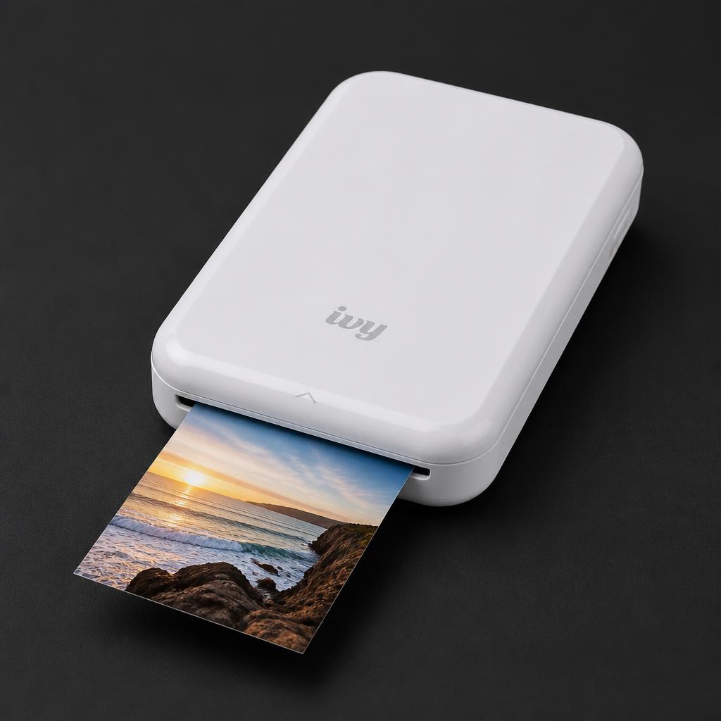Mini portable photo printer